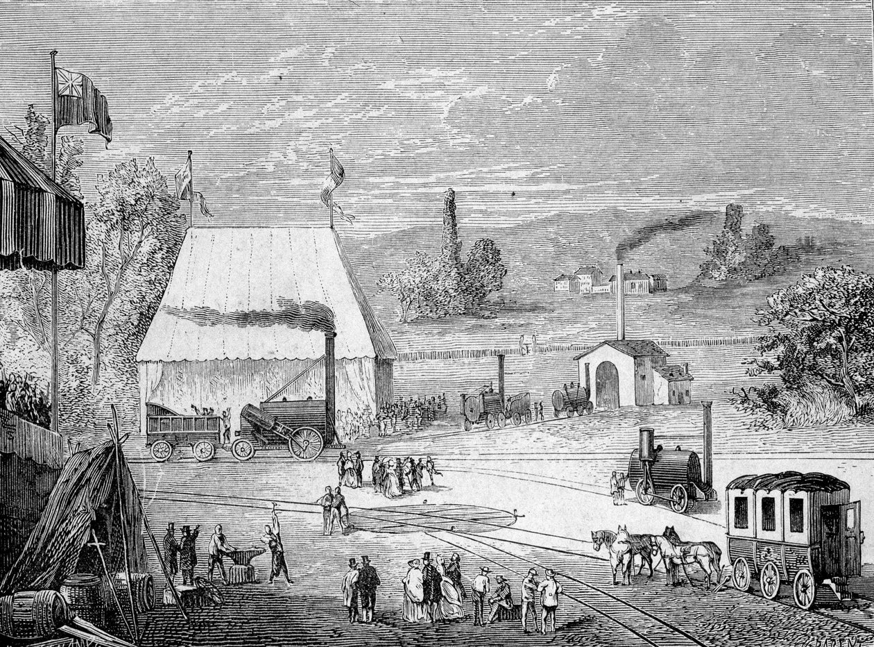 Locomotive Competition held in Liverpool, October 1829 - in 