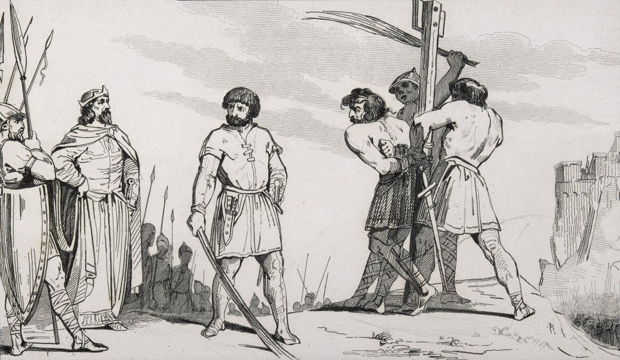 Lord Bodillon is Whipped after Complaining about Childeric II