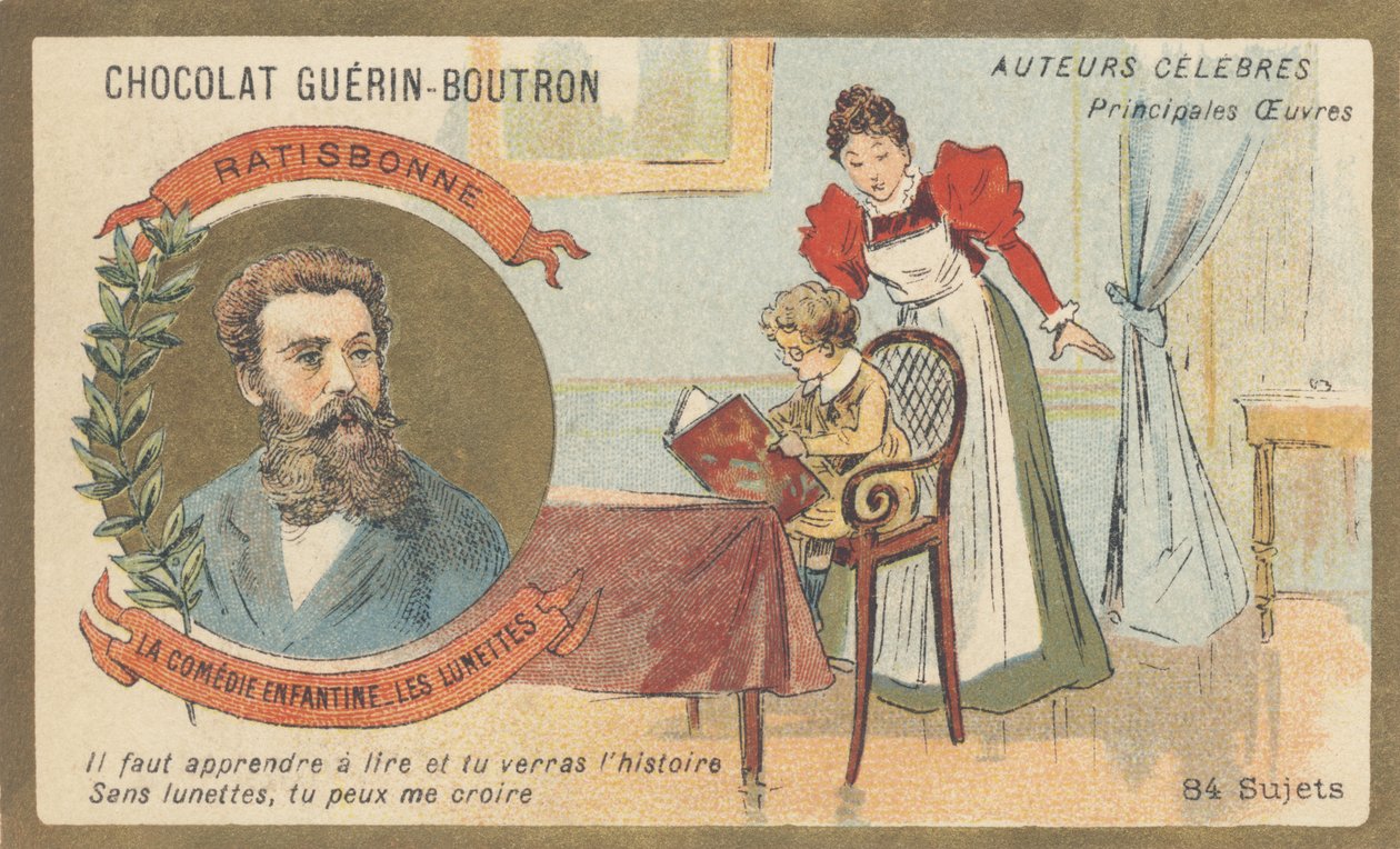 Louis Gustave Fortune Regensbonne, French man of letters, author of 