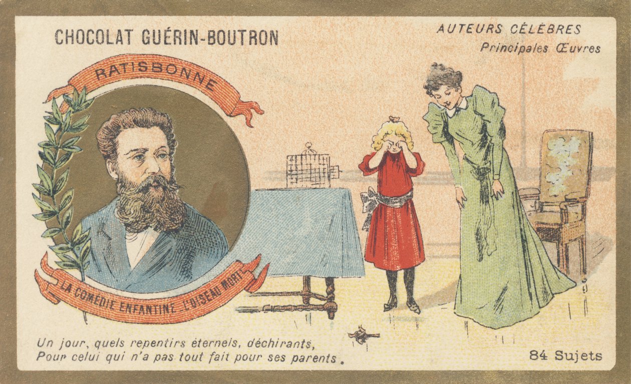 Louis Gustave Fortune Regensbonne, French Man of Letters, Author of 