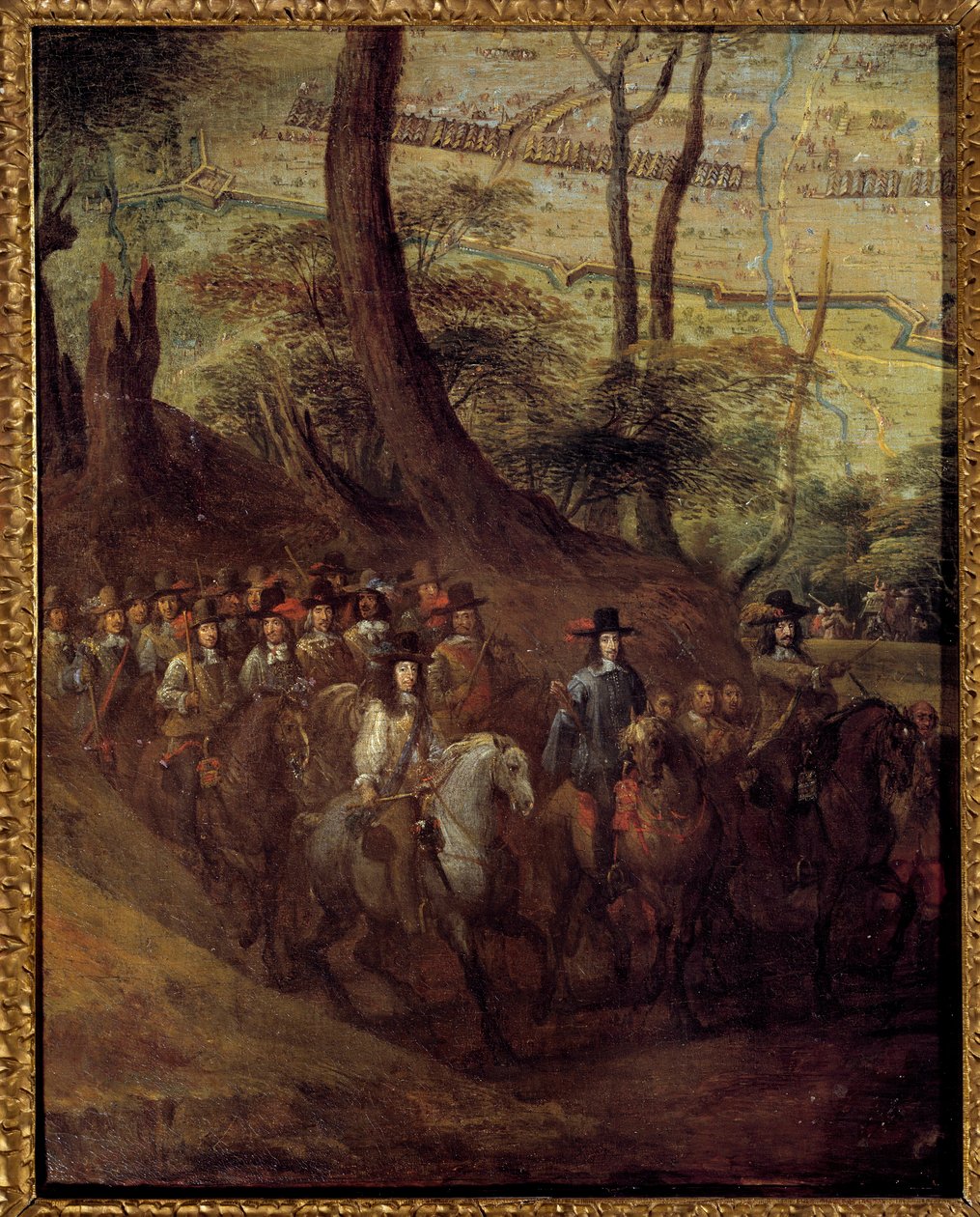 Louis II of Bourbon, Prince of Conde, Besieging a Town by French School