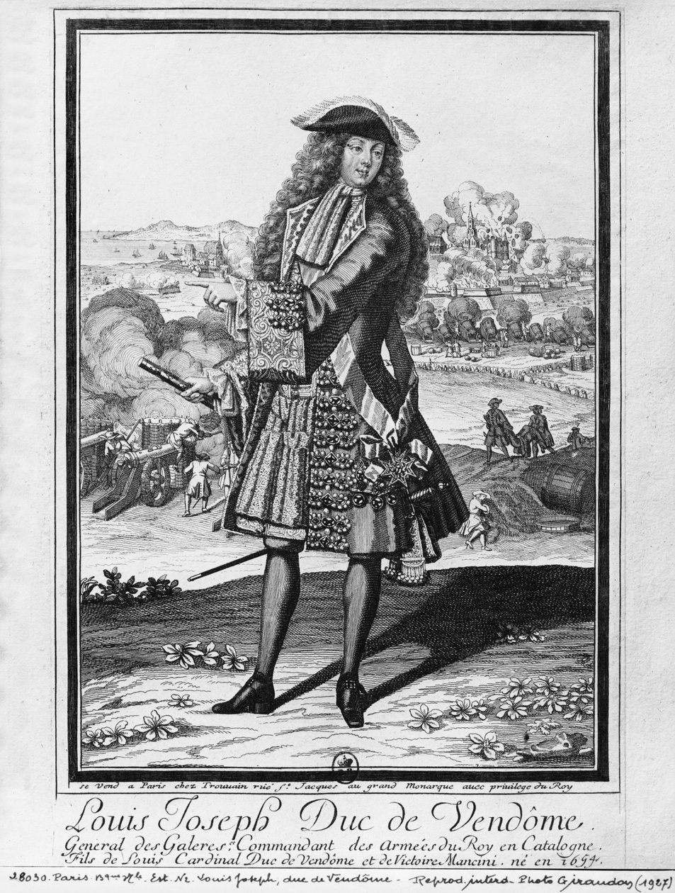Louis Joseph de Bourbon, Duke of Vendome, known as The Great Vendome by French School