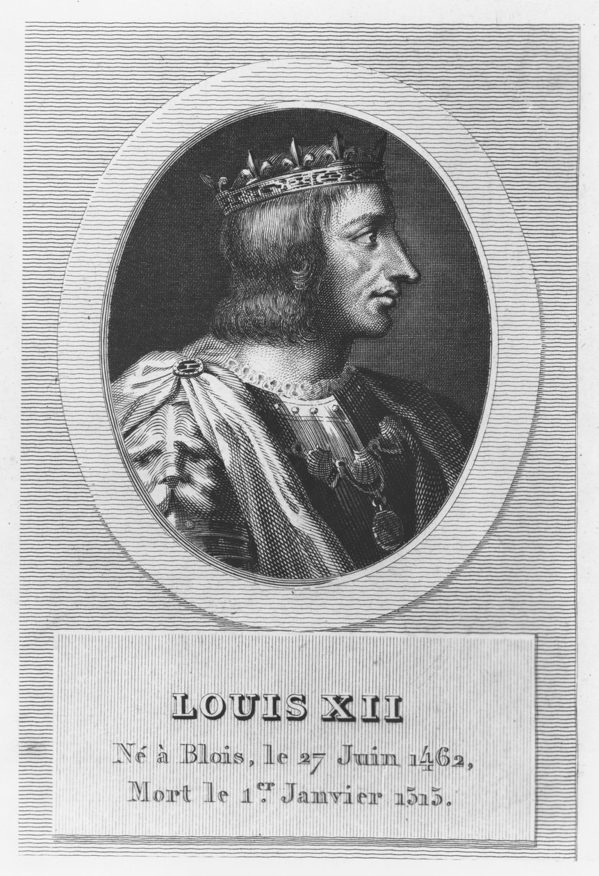 Louis XII, King of France by French School: Fine art print