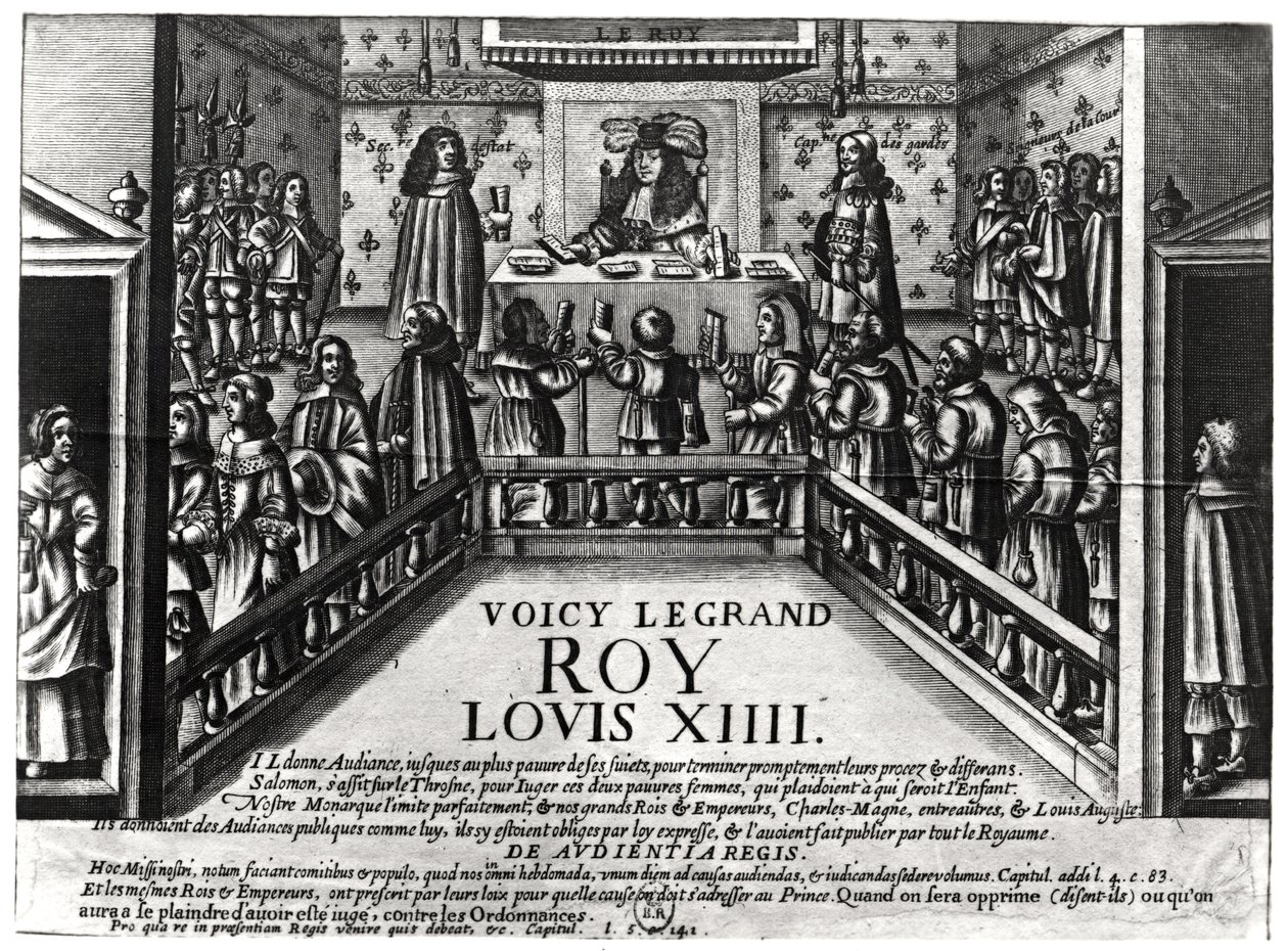 Louis XIV Administering Justice by French School