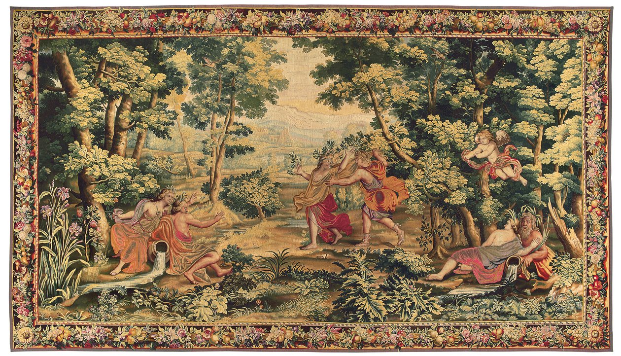 Louis XIV mythological tapestry, Gobelins or Beauvais, late 17th century by French School
