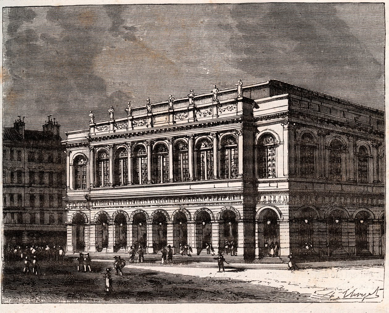 Lyon: Le Grand Theatre by French School
