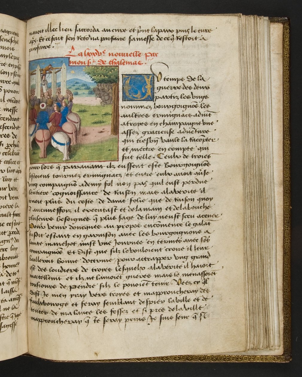 Page from Cent Nouvelles Nouvelles, c.1461-62 by French School