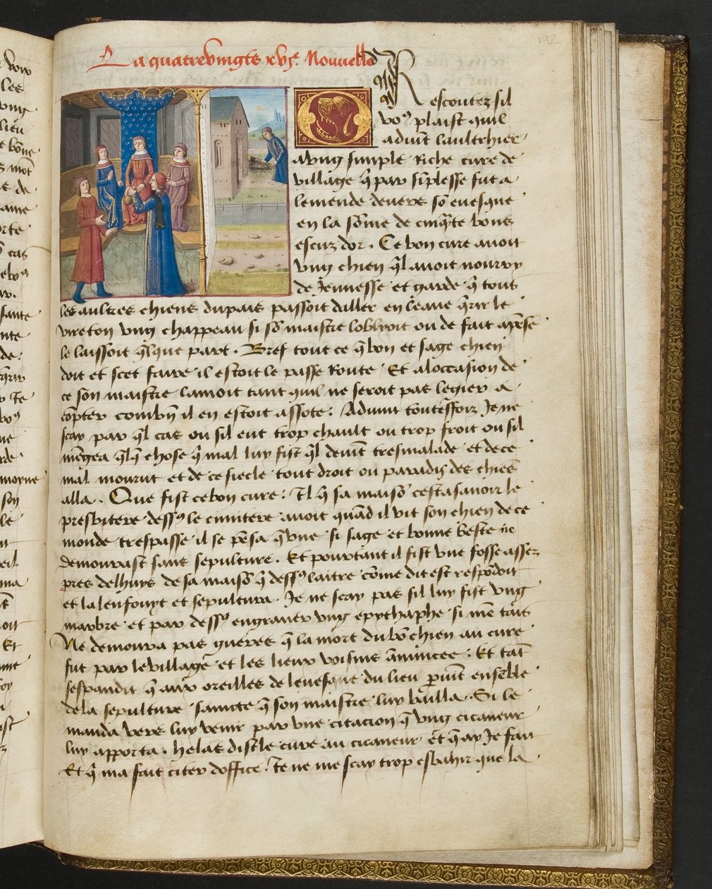 Page from Cent Nouvelles Nouvelles, c.1461-62 by French School