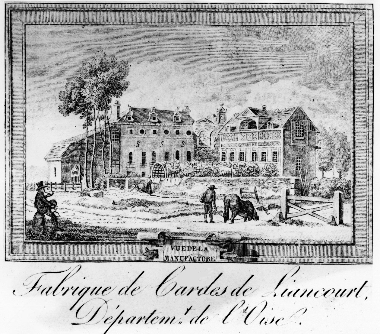 Manufacture, Duke de la Rochefoucauld in Liancourt; String Factory of Liancourt, Dept de l