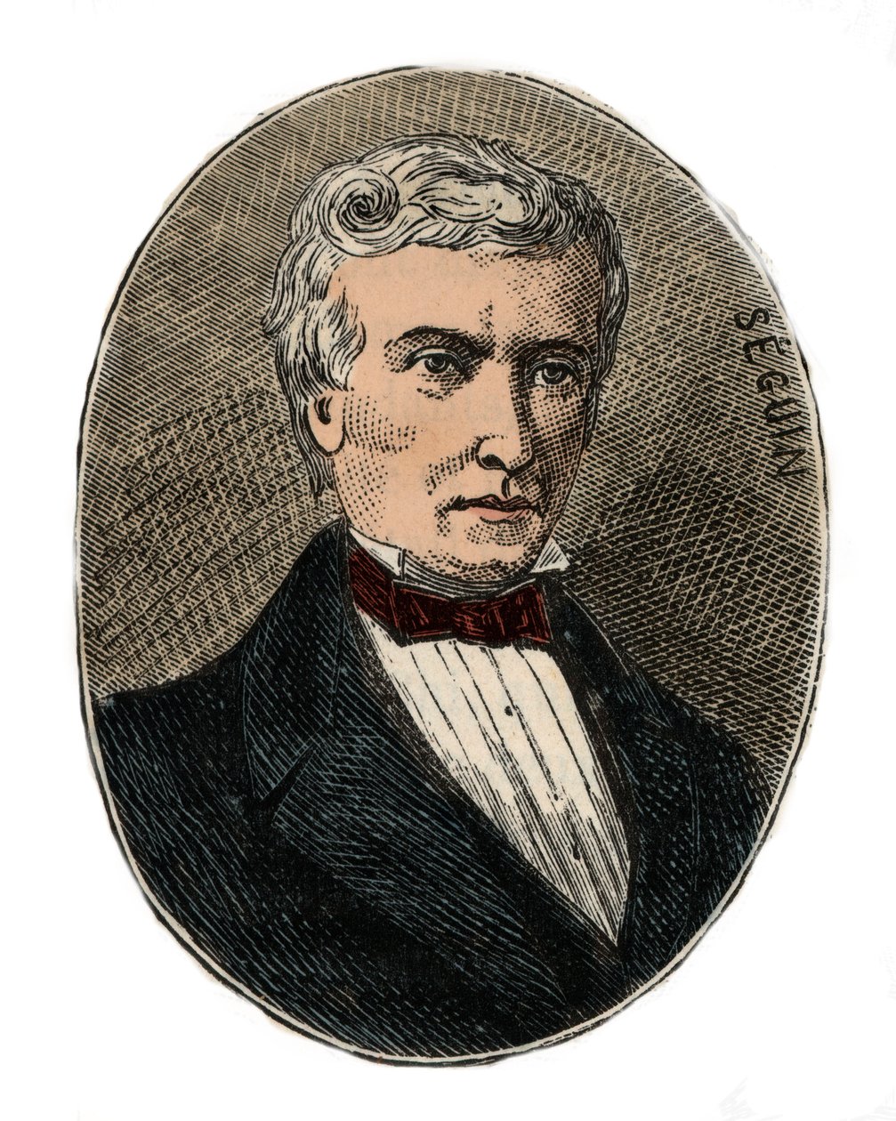 Marc Seguin (1786-1875) architect and engineer - Engraving in 
