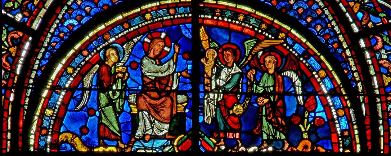 Mary Magdalene Window: Christ Blessing Mary Magdalene