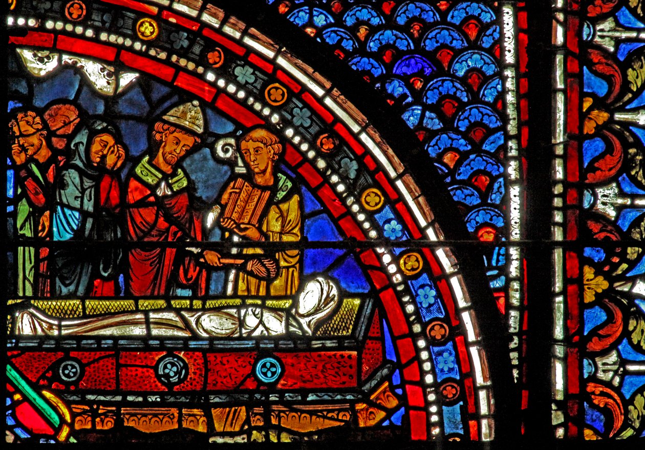 Mary Magdalene Window: Clerics at Lazarus