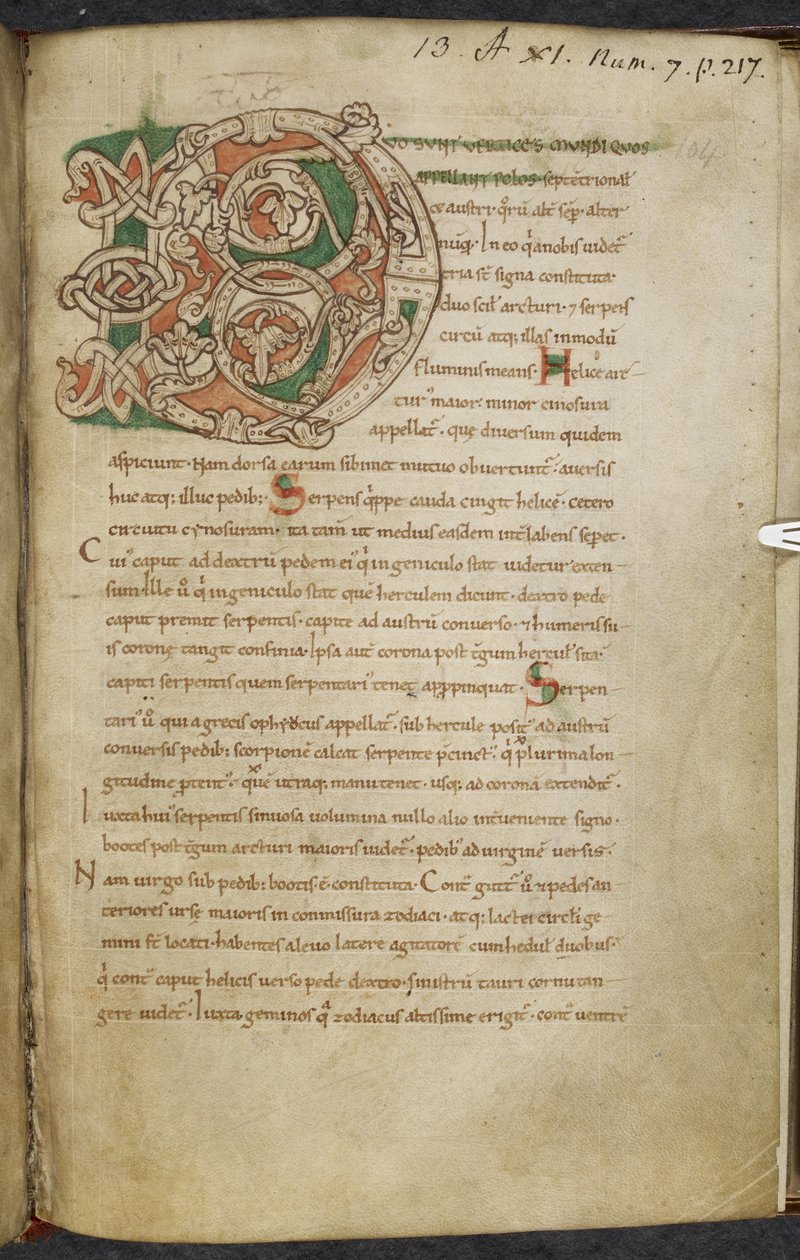 Miscellany of works on computus and astronomy, Royal MS 13 A XI