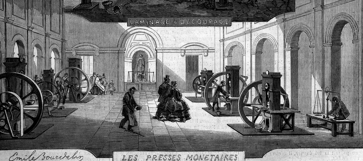 Money making: shop for money presses by French School