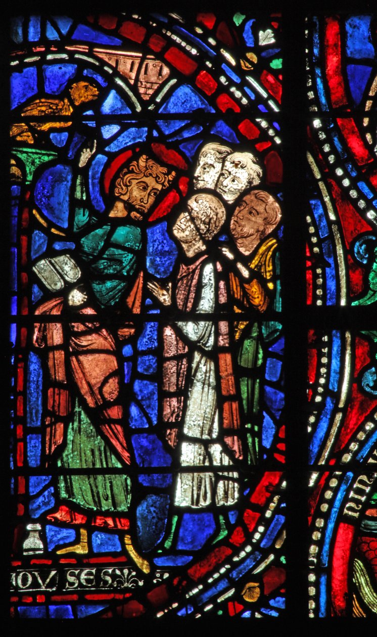 Moses Lifts Up the Brazen Serpent by French School