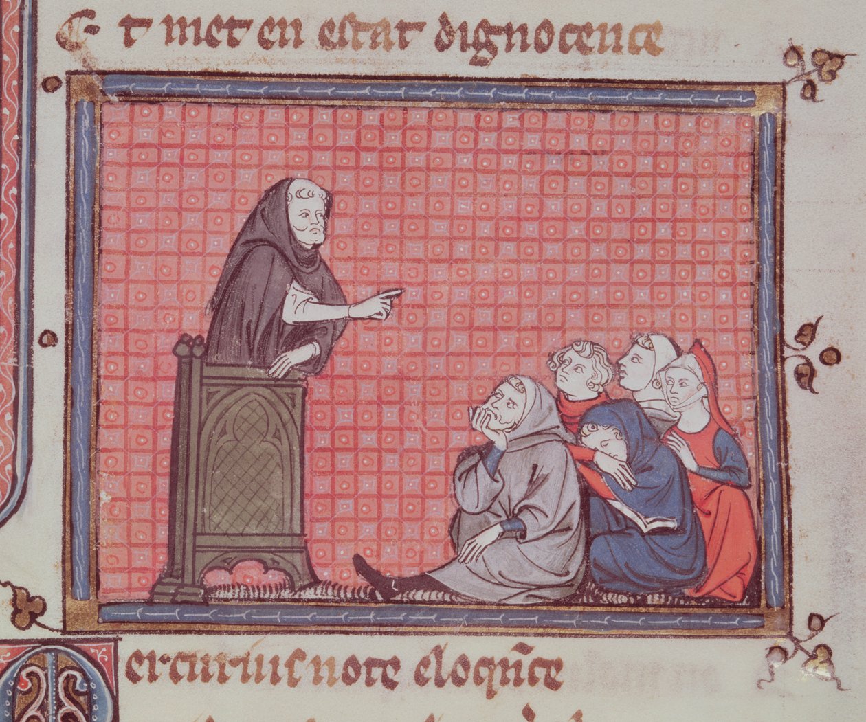 The Sermon, from Ovide Moralise written by Chretien Legouais by French School