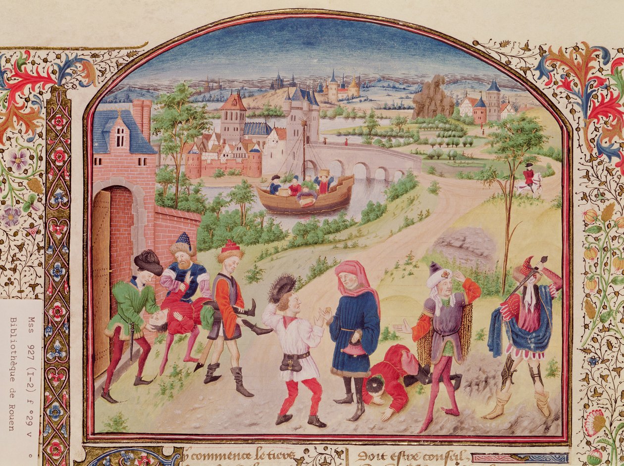 Courage and Cowardice, from Ethics, Politics and Economics by Aristotle by French School
