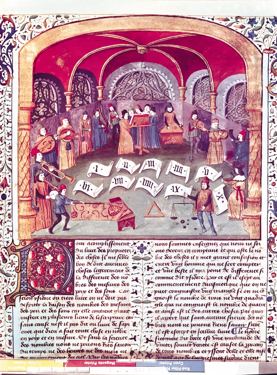 Concert, from the Des Proprietez des Choses by Barthelemy l