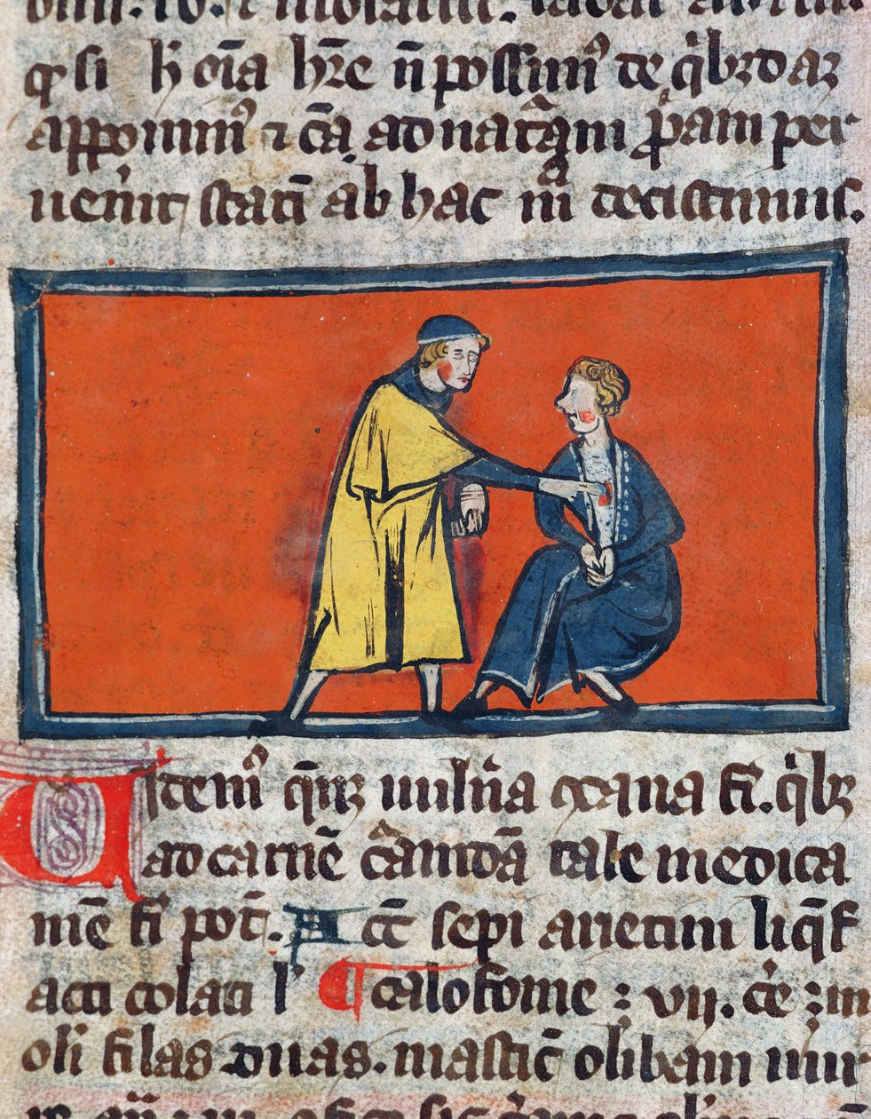A Doctor Putting Ointment on a Patient