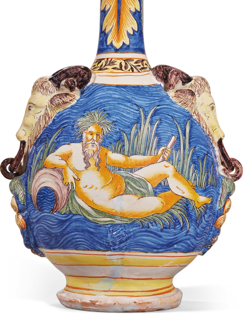 One of a pair of two Gourds, Nevers, c.1680-1700 by French School