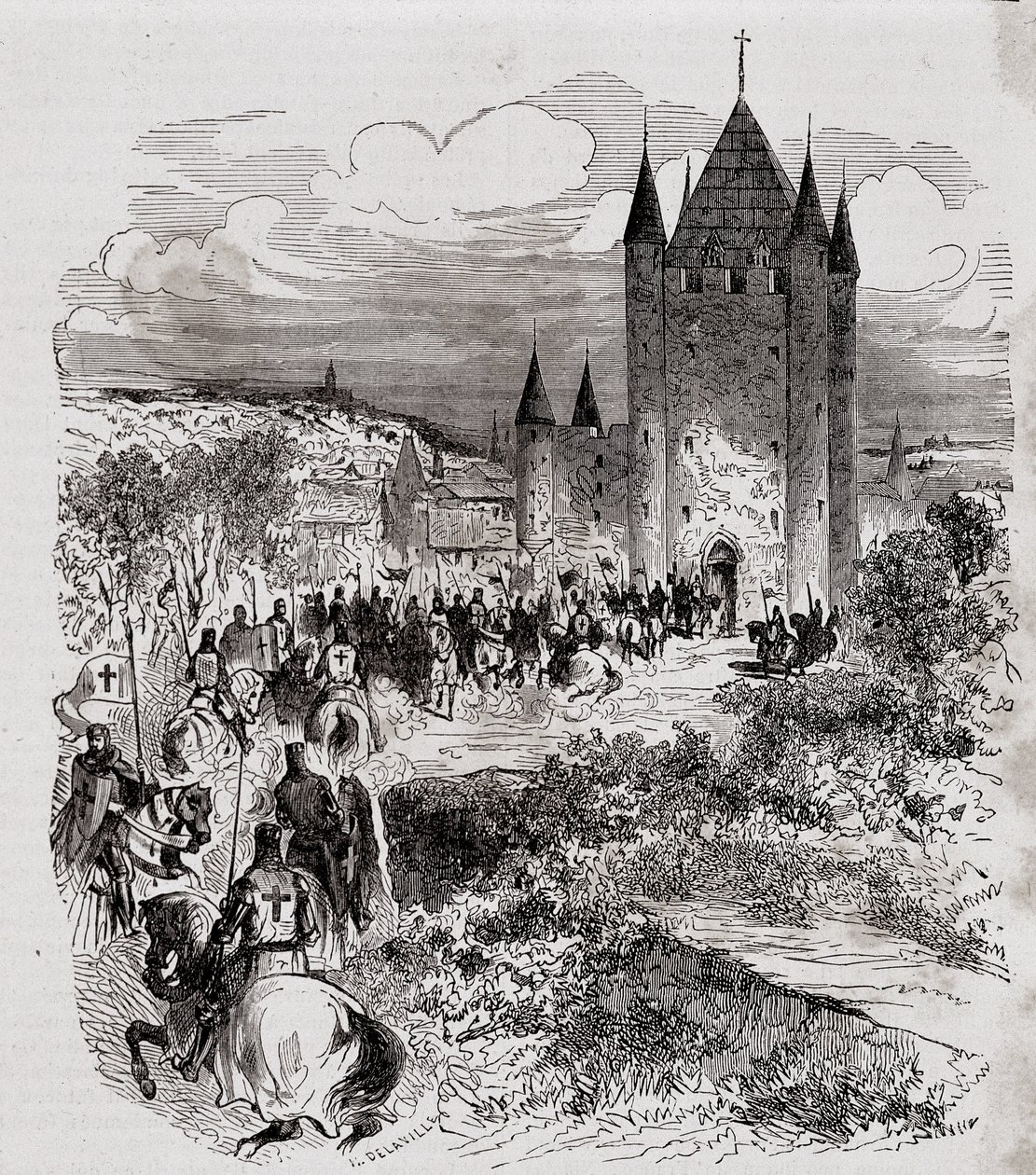 Philippe le Bel, not believing himself safe, came to seek refuge at the Temple Tower - in 