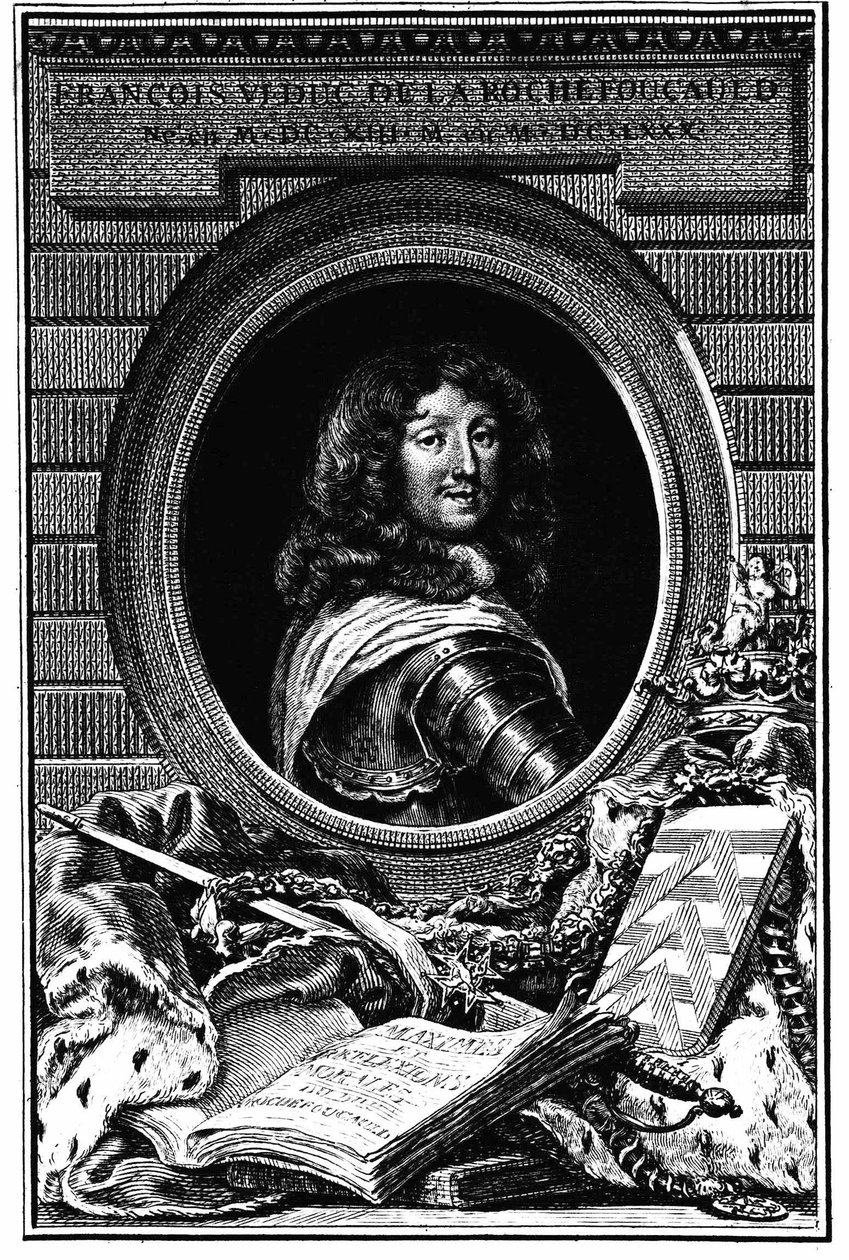 Portrait of François VI, Duke of La Rochefoucauld (1613-1680) - Family Archives by French School