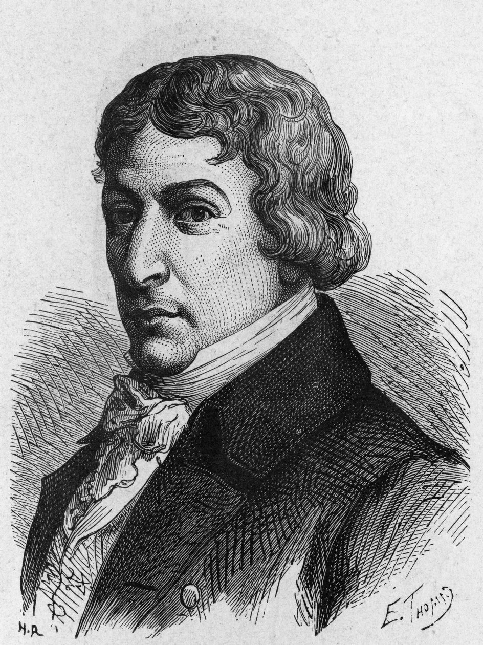 Portrait of Ami Argand - in “Album de la Science; illustrious scientists; Grandes discoveries” 1896 by French School