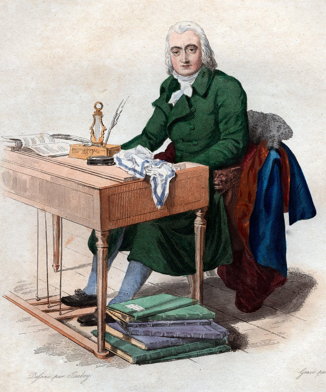 Portrait of Andre Ernest Modeste Gretry, French composer by French School