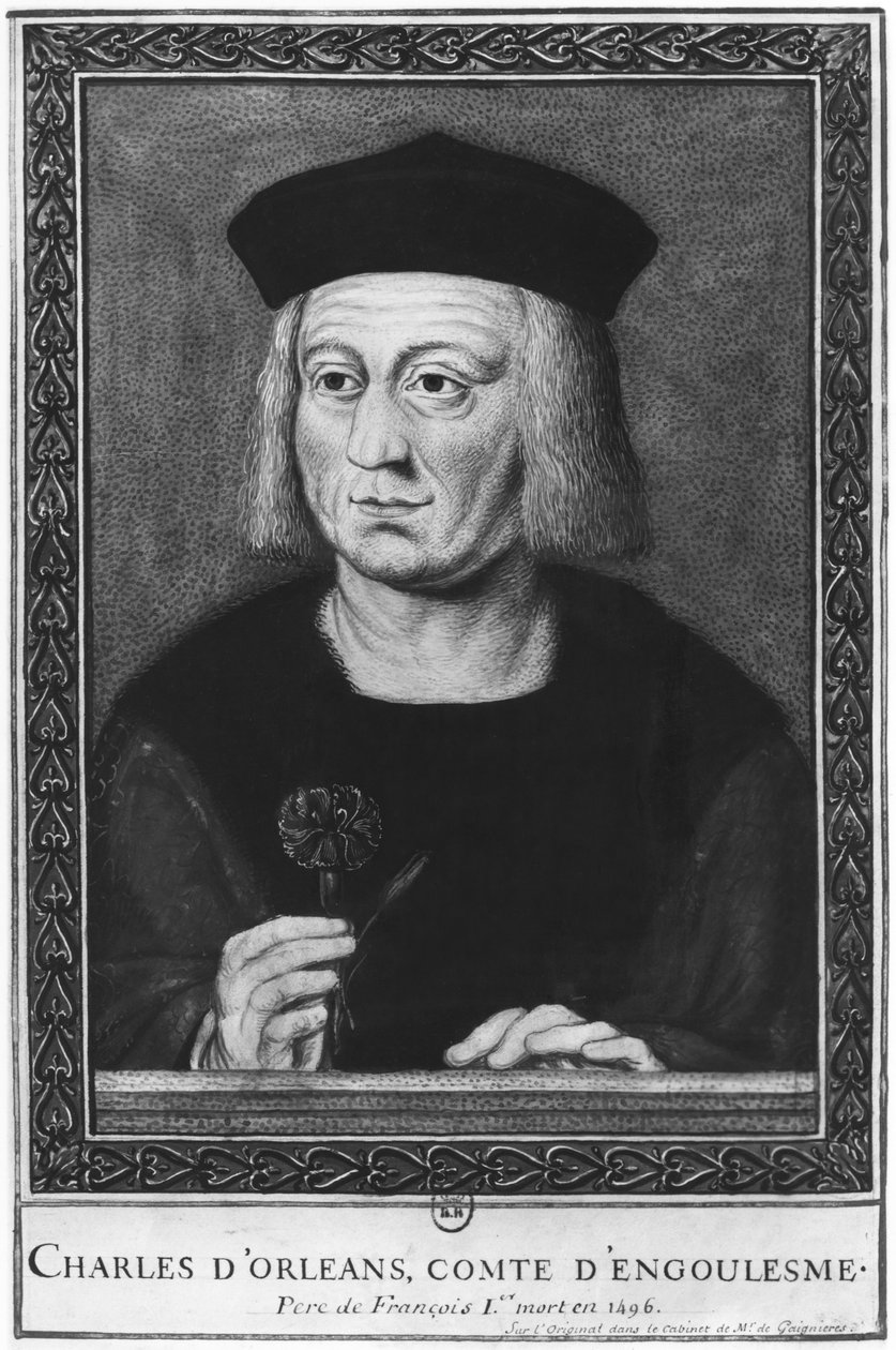 Portrait of Charles of Orleans, Count of Angouleme, after the original from the collection Roger de Gaignieres by French School