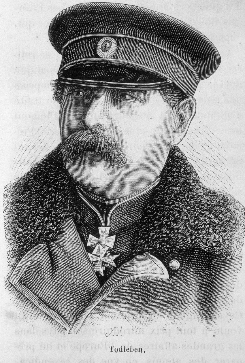 Portrait of Edouard Ivanovich Totleben by French School