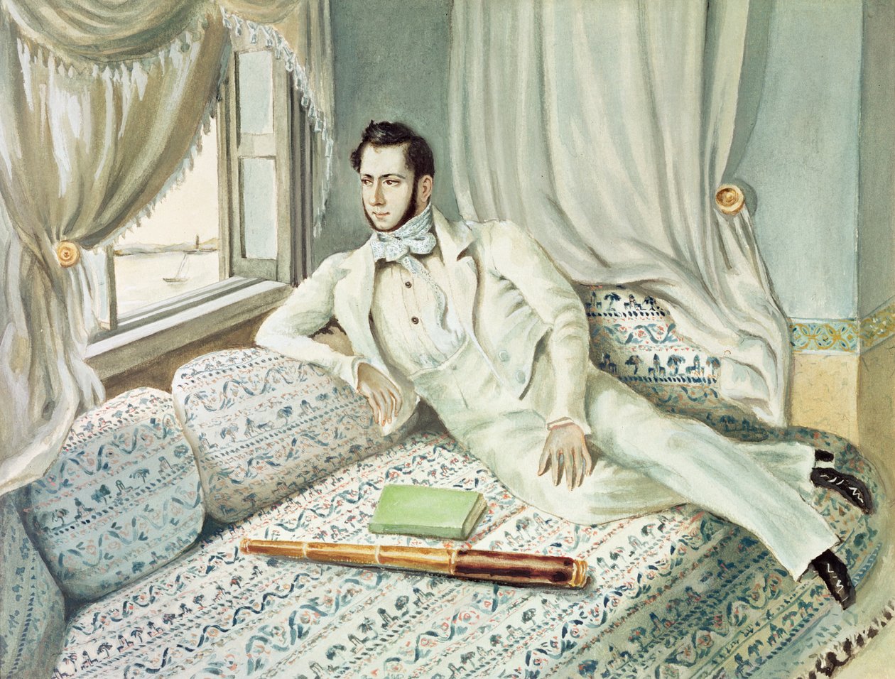 Portrait of Ferdinand de Lesseps at the time of his vice-consulship in Alexandria, c.1832 by French School