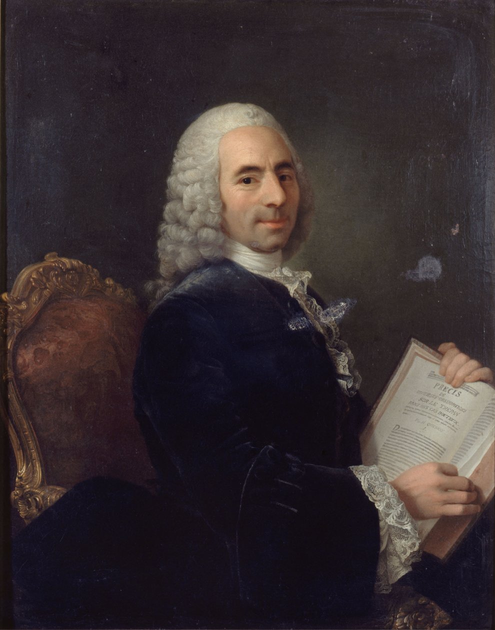 Portrait of Francois Quesnay physician of Louis XV and physiocrate by French School
