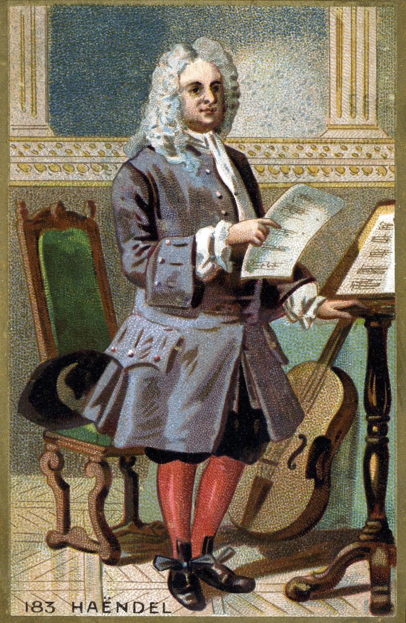 Portrait of George Frederick Handel by French School