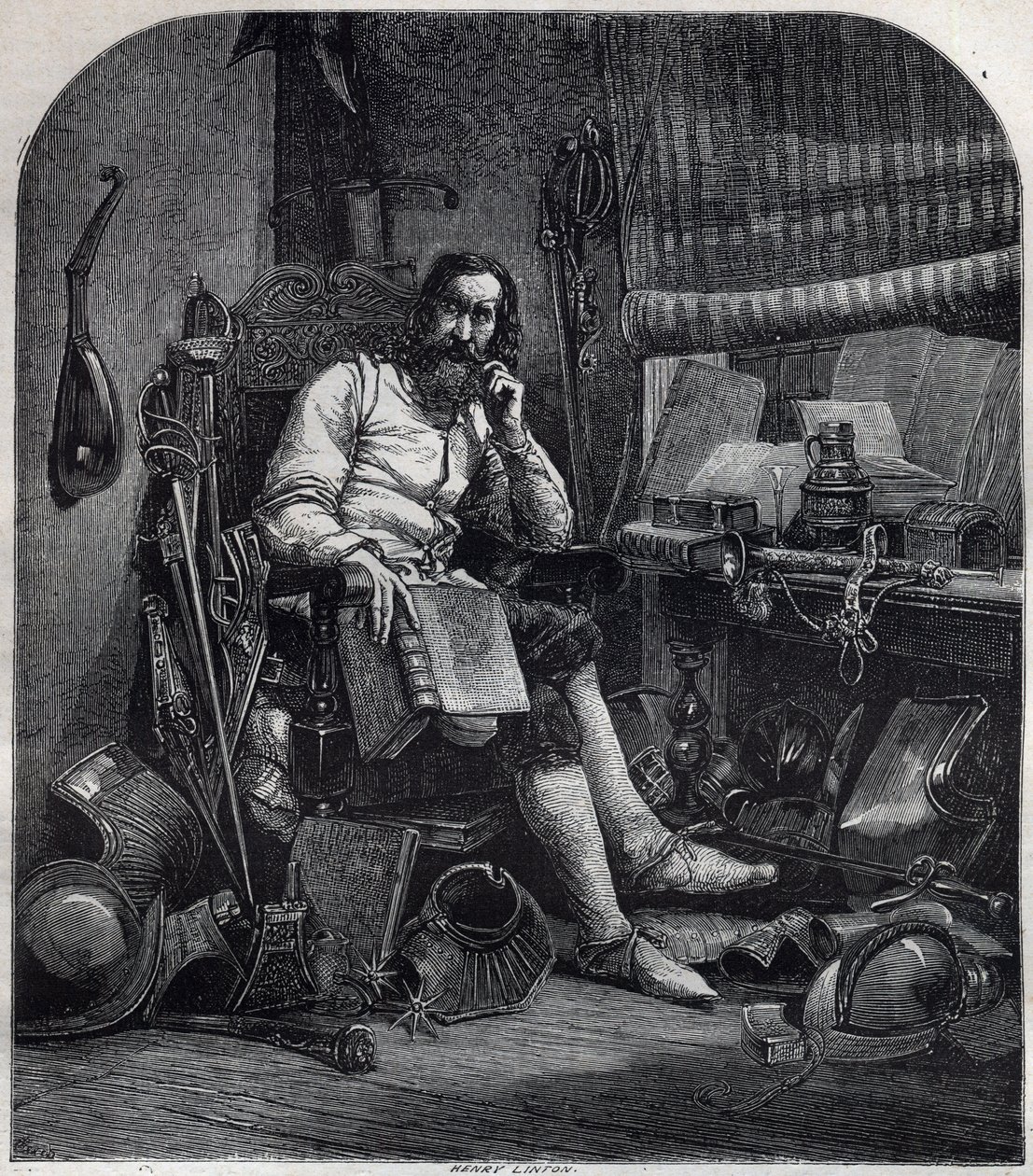Portrait of Gjergj Kastrioti Skanderbeg (or George Scanderbeg)