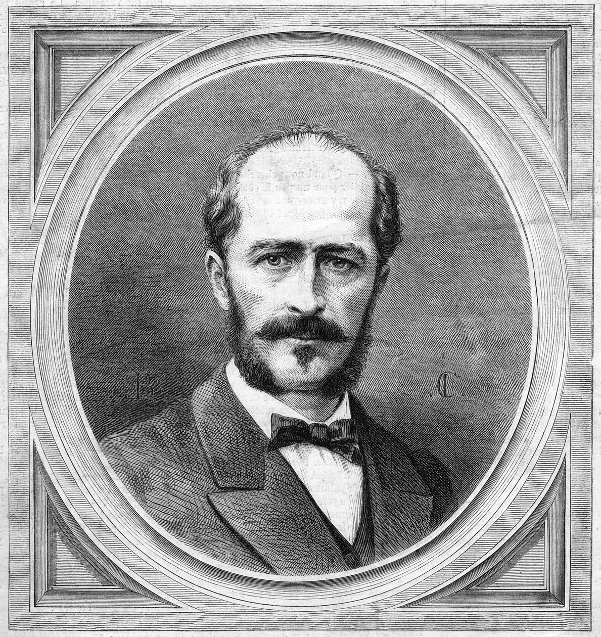 Portrait of Gustave Lambert (1824-1871), French hydrographer and explorer, author of an expedition project at the North Pole by French School