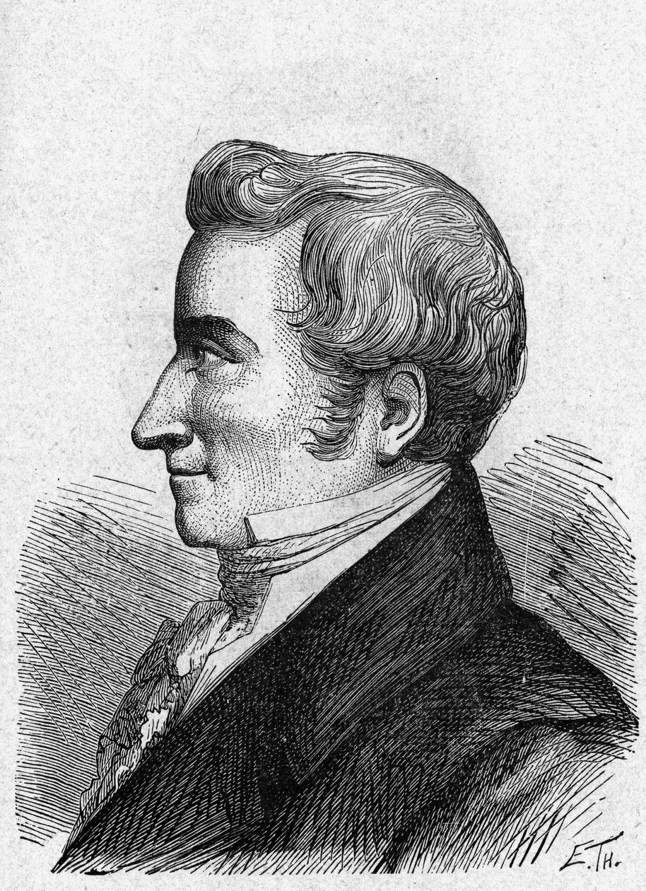 Portrait of J. M. Delpech - in 
