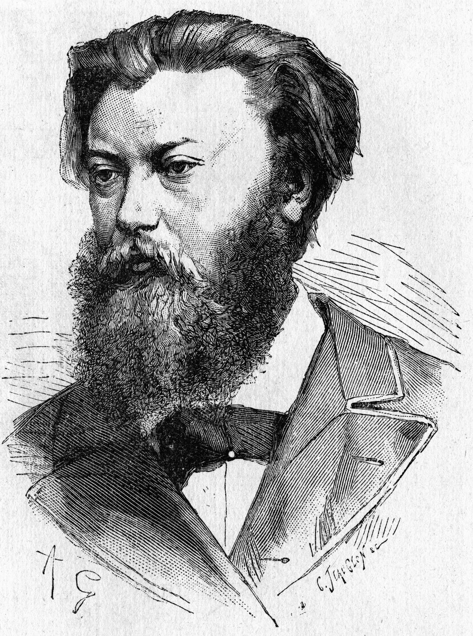 Portrait of Jablochkoff - in Album of Science; Illustrious Scientists; Great Discoveries 1896 by French School