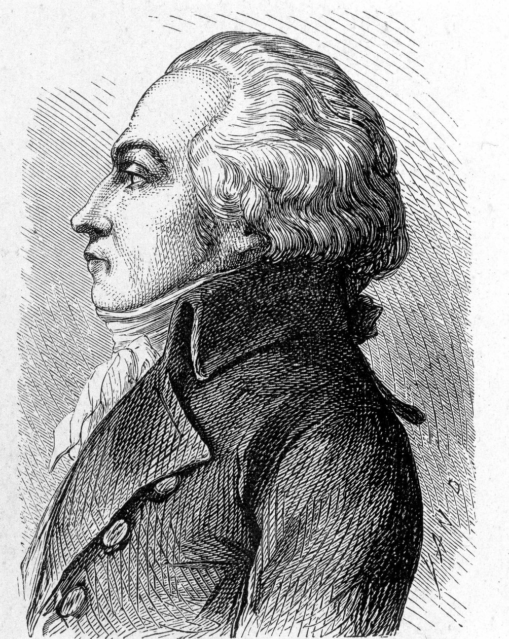 Portrait of Jacques Constantin Perier (1742 - 1818) - in Album of Science; Illustrious Scholars; Great Discoveries 1896 by French School