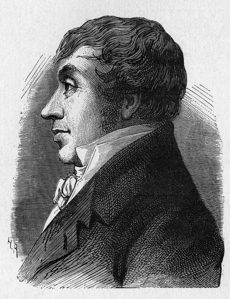 Portrait of Jean Marie Joseph Coutelle (1748-1835), commander of military aerostiers under the Republic - in Album of Science; illustrious scientists; Great Discoveries 1896 by French School