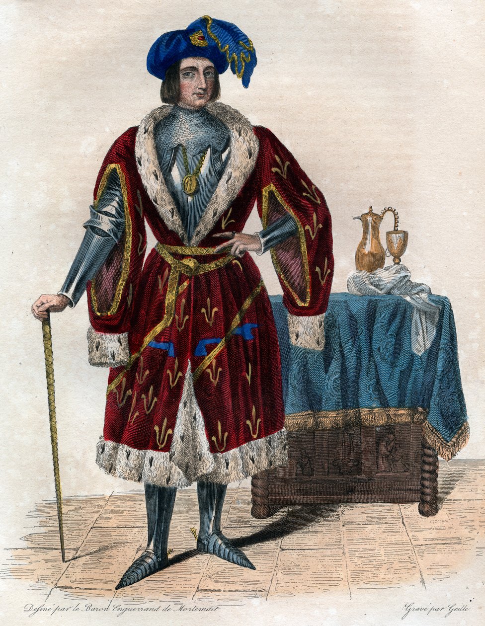 Portrait of John of Orleans, Count of Dunois (Bastard of Orleans) by French School