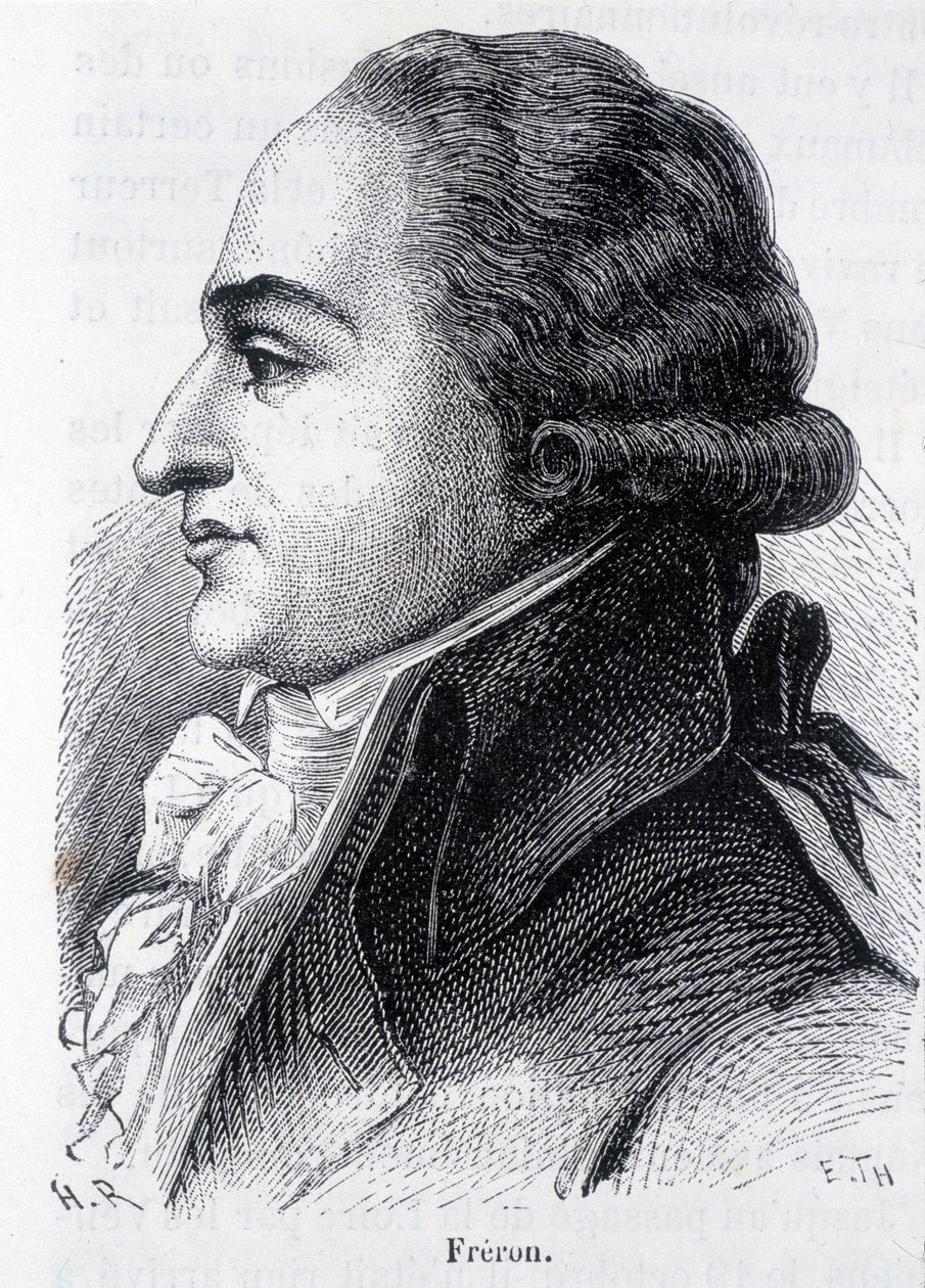 Portrait of Louis Marie Stanislas Freron (1754-1802), French publicist - in L