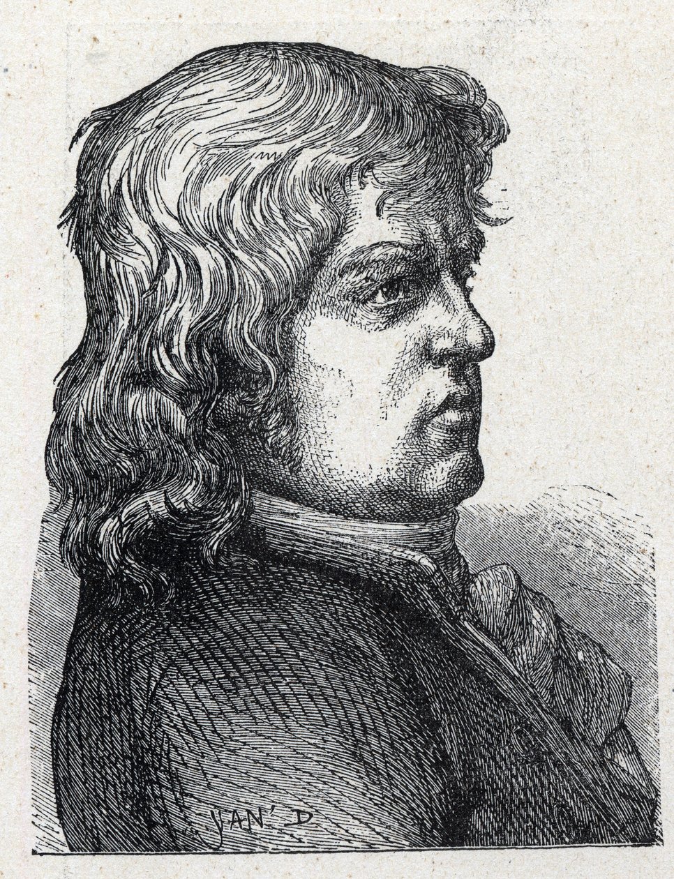 Portrait of Marc Guillaume Alexis Vadier (1736-1828), French revolutionary politician. Engraving from 1889. Private collection by French School