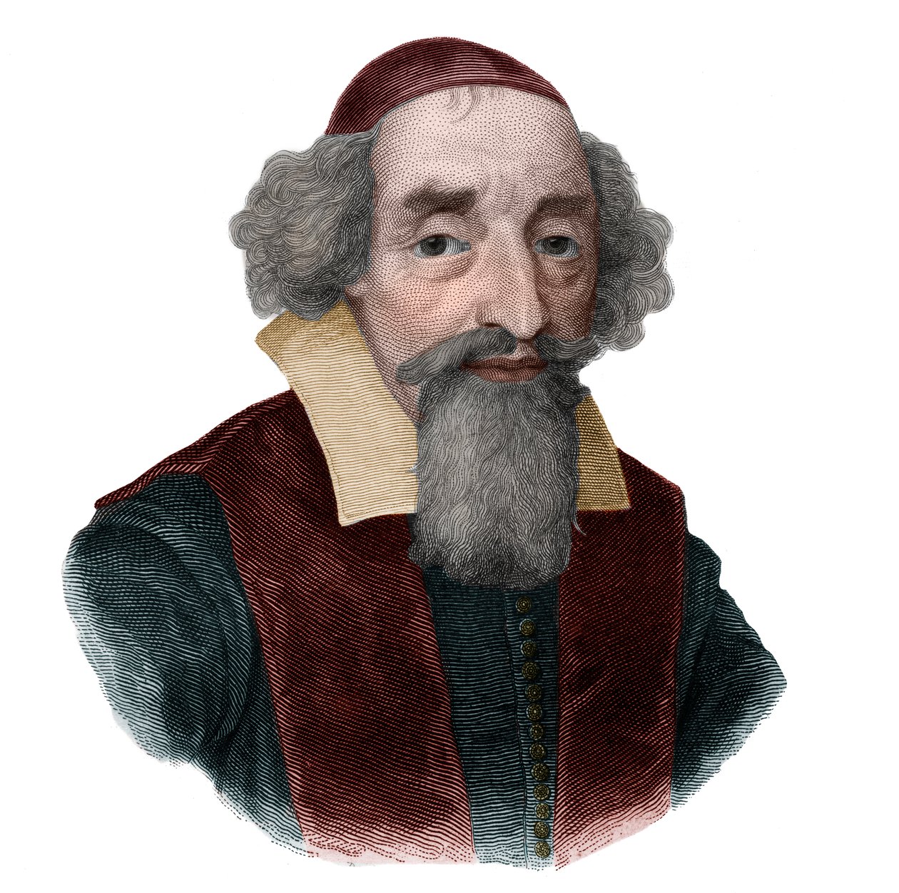 Portrait of Mathieu Mole, French statesman by French School