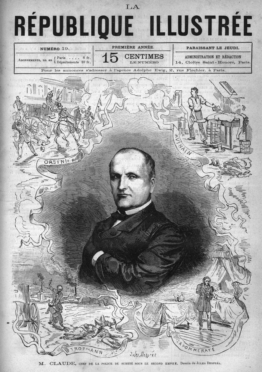 Portrait of Monsieur Claude (Antoine Francois Claude dit) (1807-1880 ...