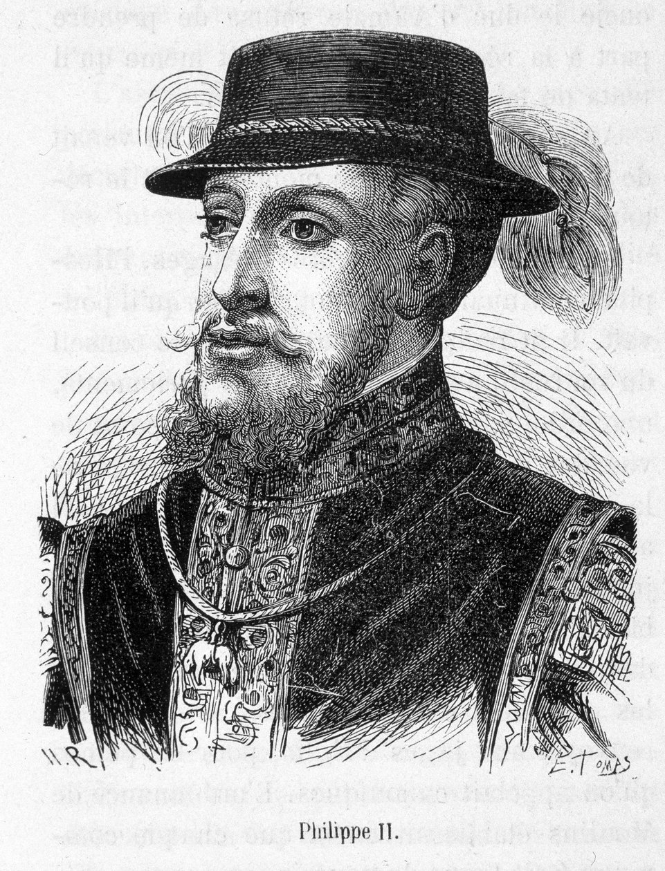 Portrait of Philip II (Philippe-Auguste) - in 