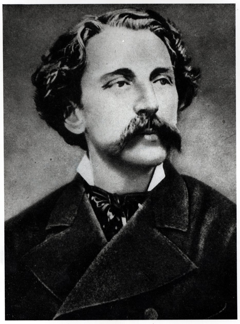 Portrait of Stephane Mallarme, c.1873 by French School