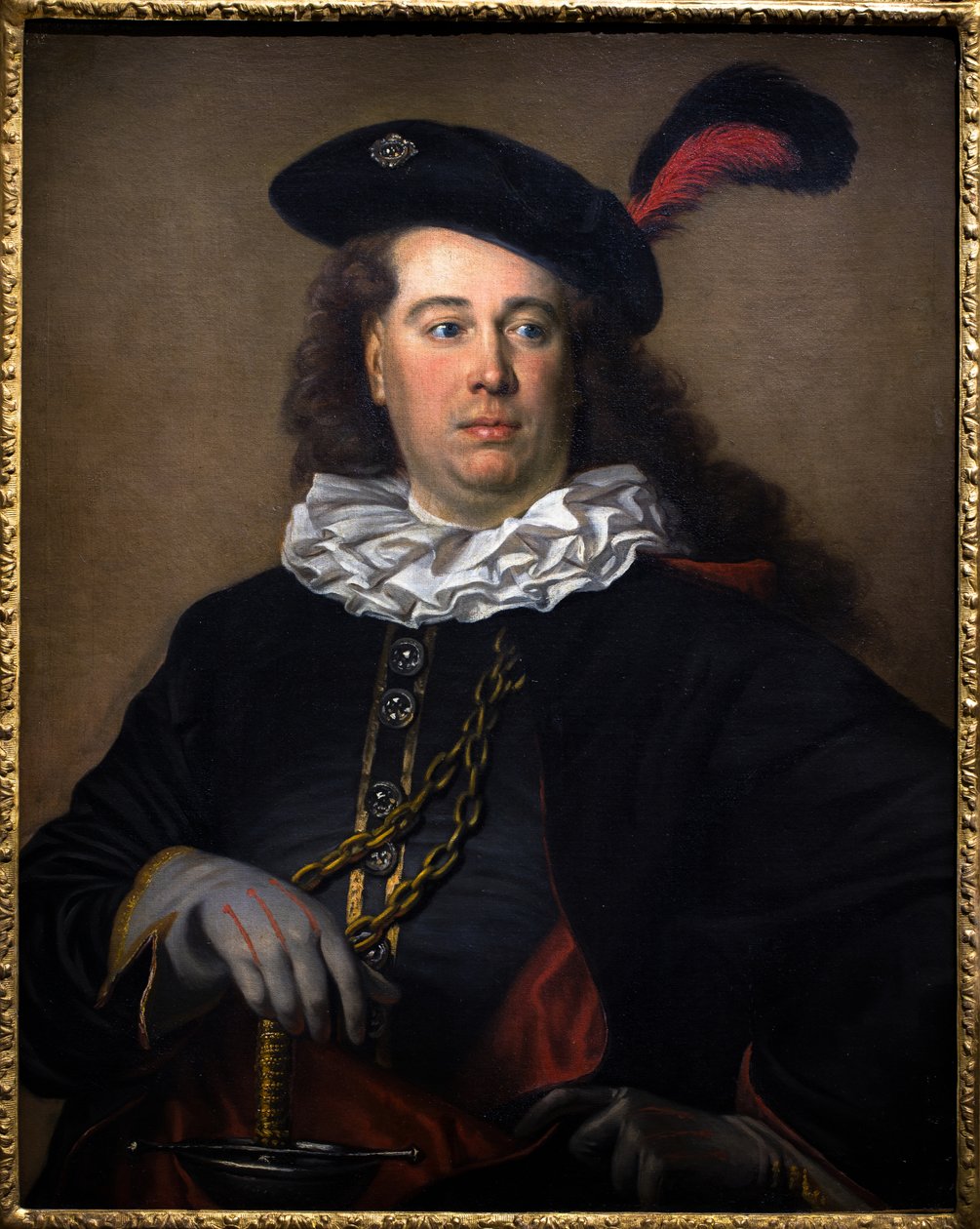 Portrait of an Actor or a Man in Masquerade Costume, circa 1785 by French School