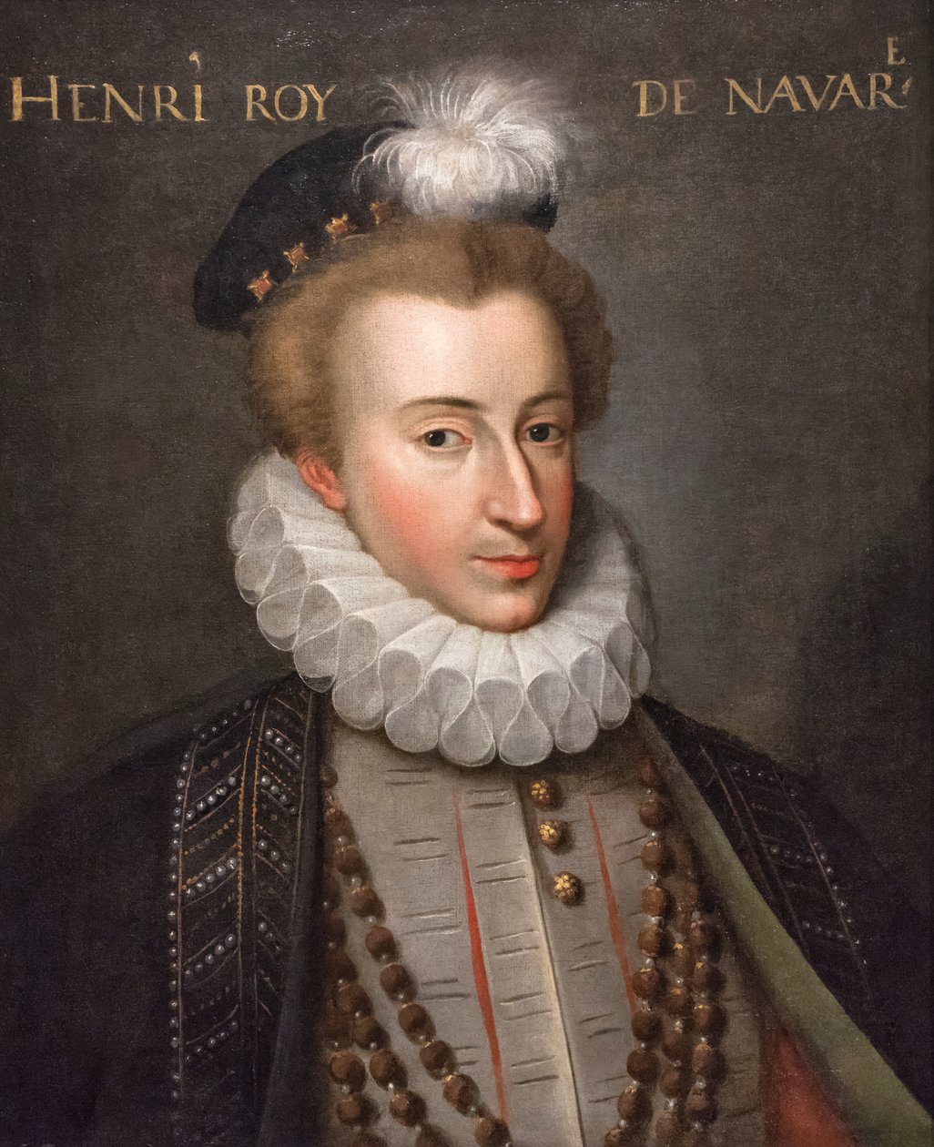 Portrait of the King of Navarre (Henri IV, 1553) by French School