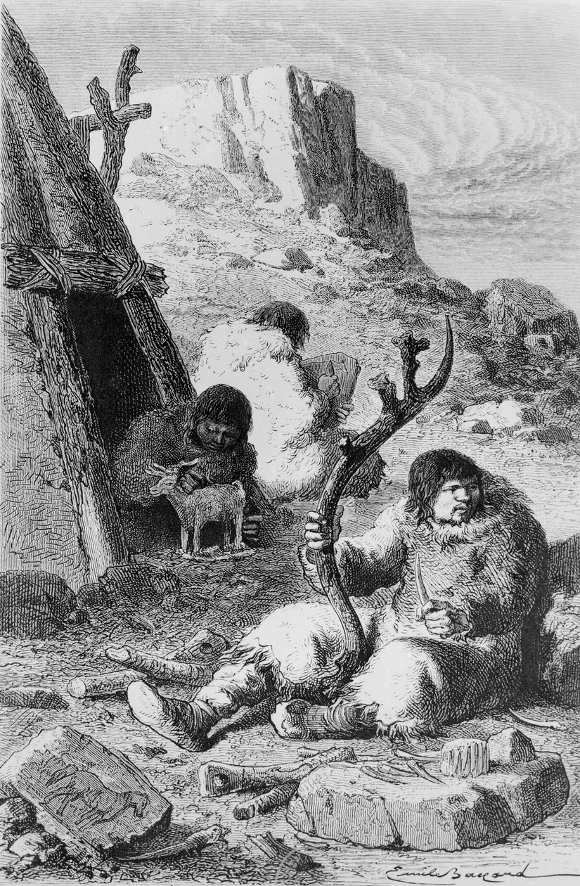 Prehistoric artists, from L