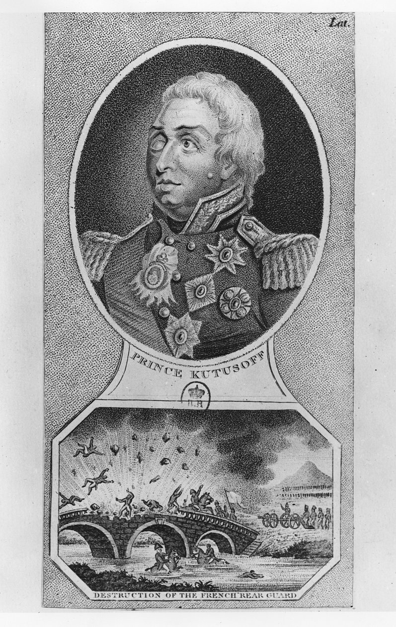 Prince Mikhail Illarionovich Golenischev-Kutuzov by French School